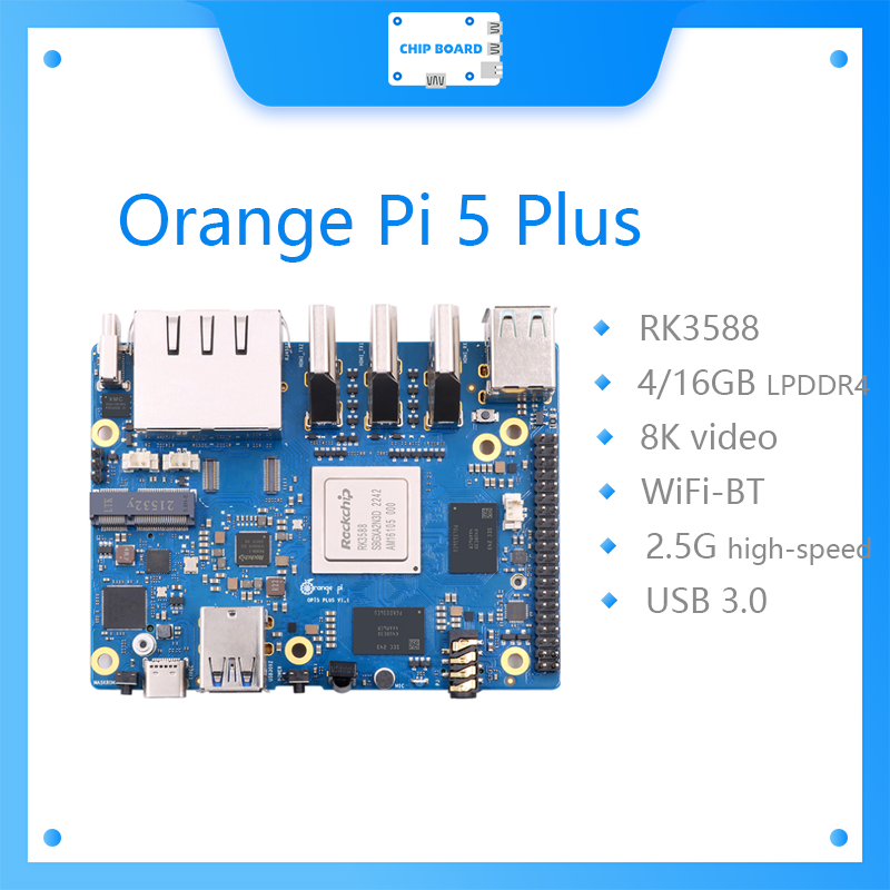 Orange Pi 5 Plus シングルボードコンピュータ - Orange Pi 5 Plus 16Gb のレビューと価格