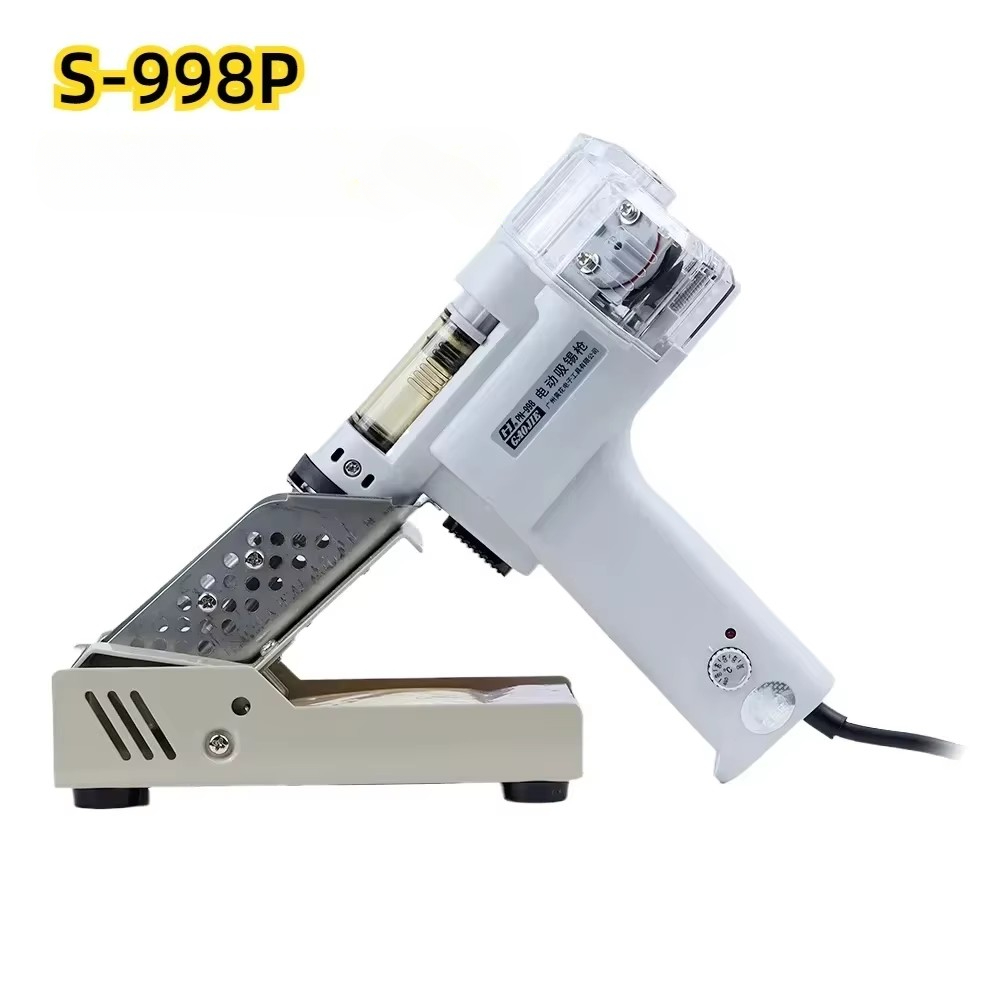 ダブルポンプ電気はんだ除去ガン,S-998P W,真空,はん - Desoldering Gun Vacuum Electric のレビューと価格