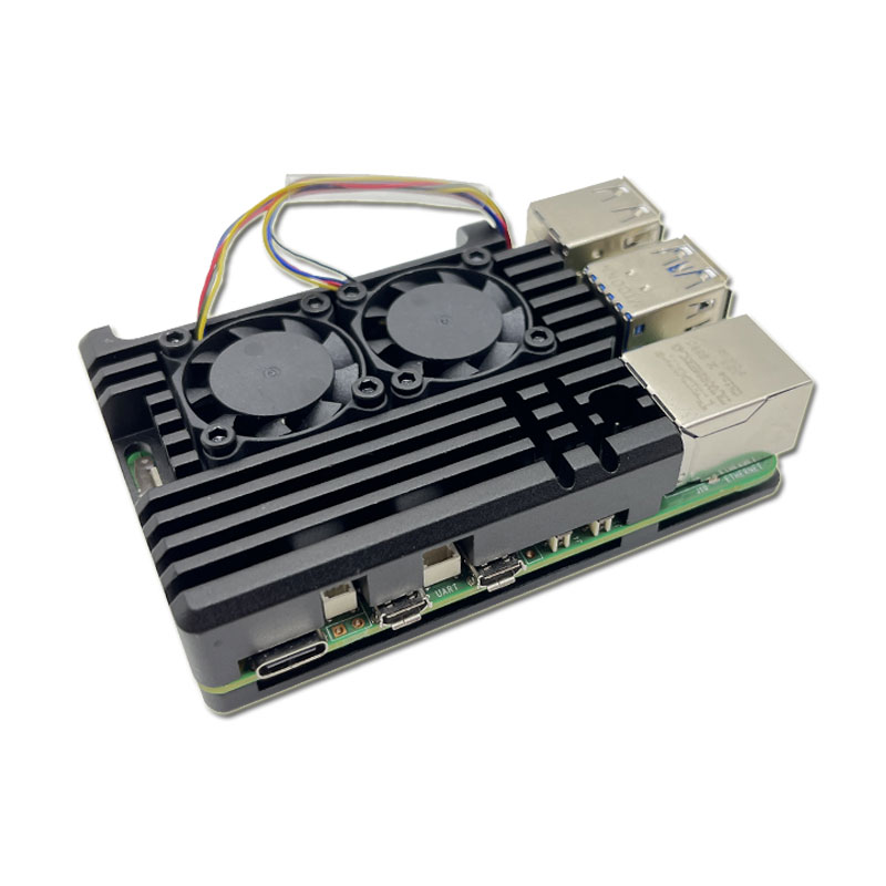 Raspberry Pi 第5世代 デュアルファン放熱ケース - Raspberry Pi 5 8Gb Kit のレビューと価格