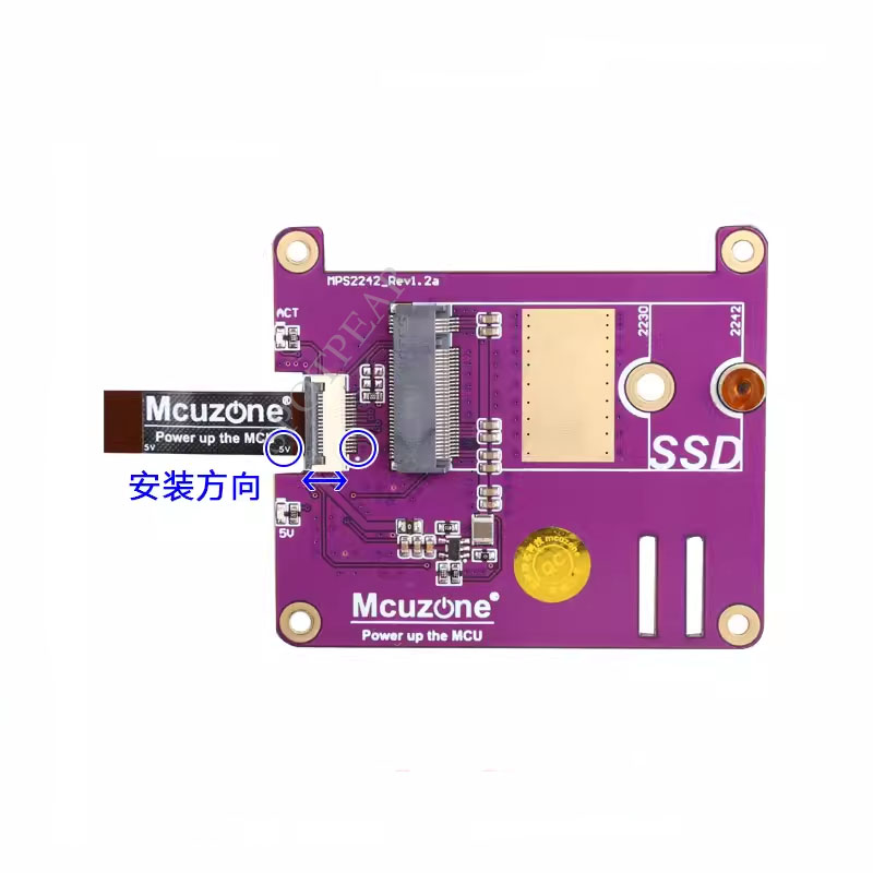 Raspberry Pi 5 PCIE FPC ケーブル、9 - Raspberry Pi 5 8Gb Kit のレビューと価格