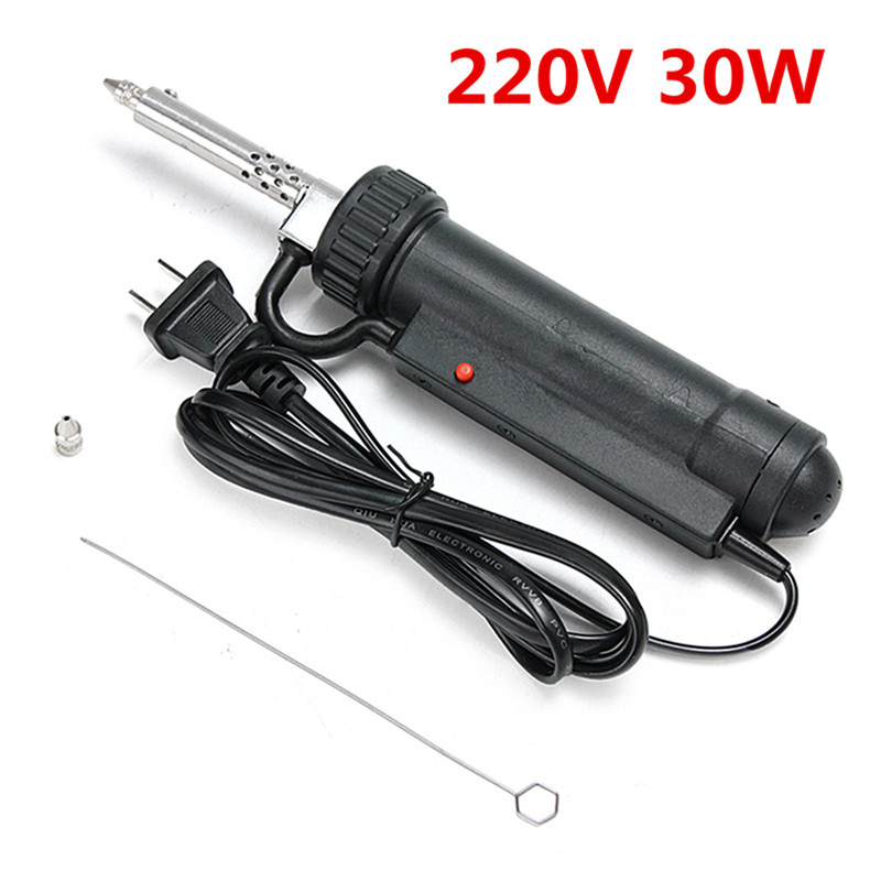送料無料ホット販売 30 ワット 220 V 電気真空はんだ - Desoldering Gun Vacuum Electric のレビューと価格